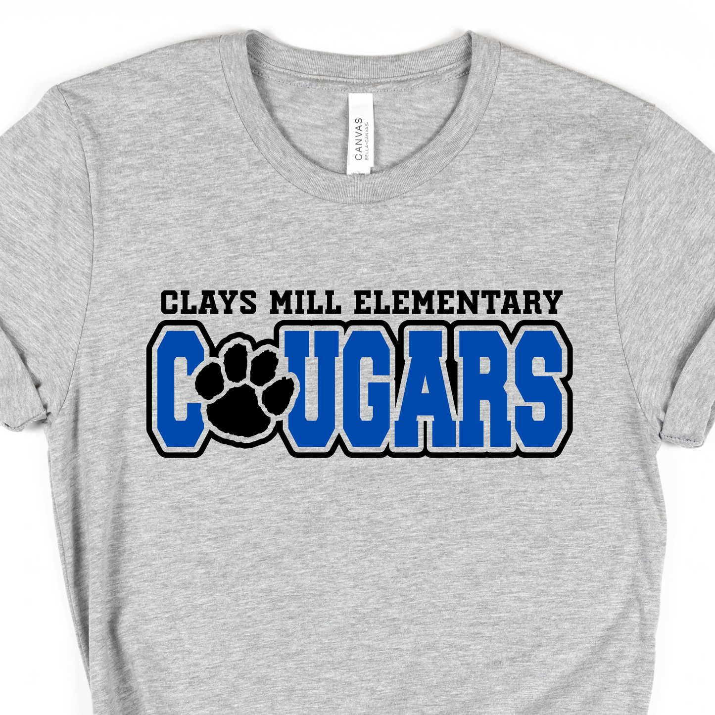 Cougar Paw - Grey SHORT SLEEVE