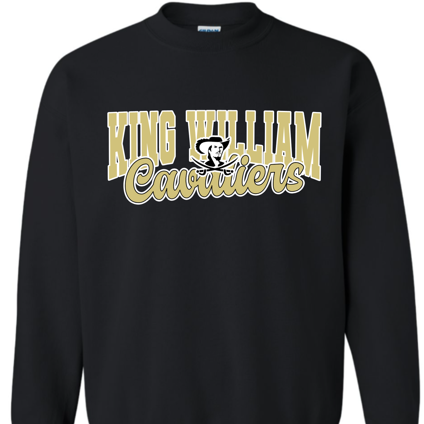 Retro Cavaliers Black- SWEATSHIRT