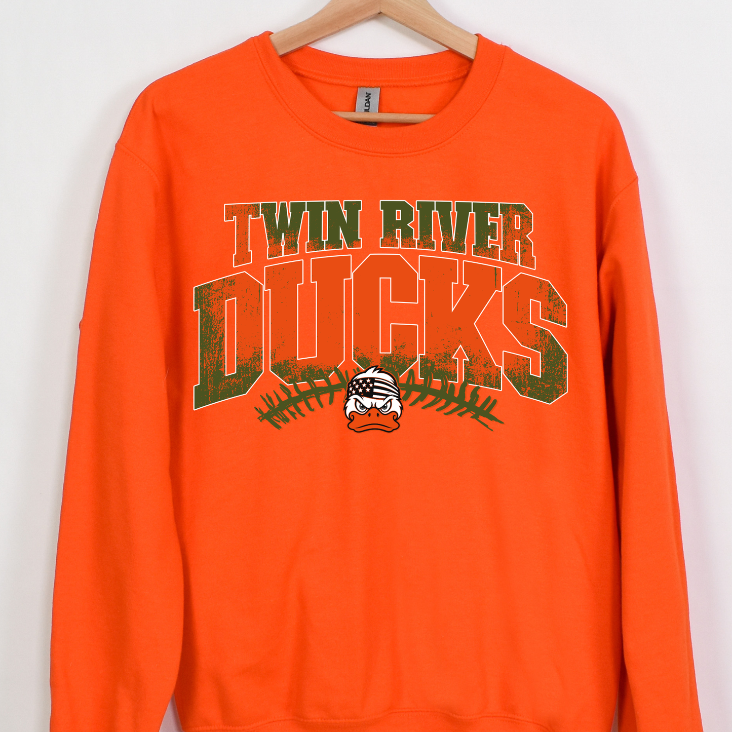 Two Tone TR Ducks Orange Sweatshirt