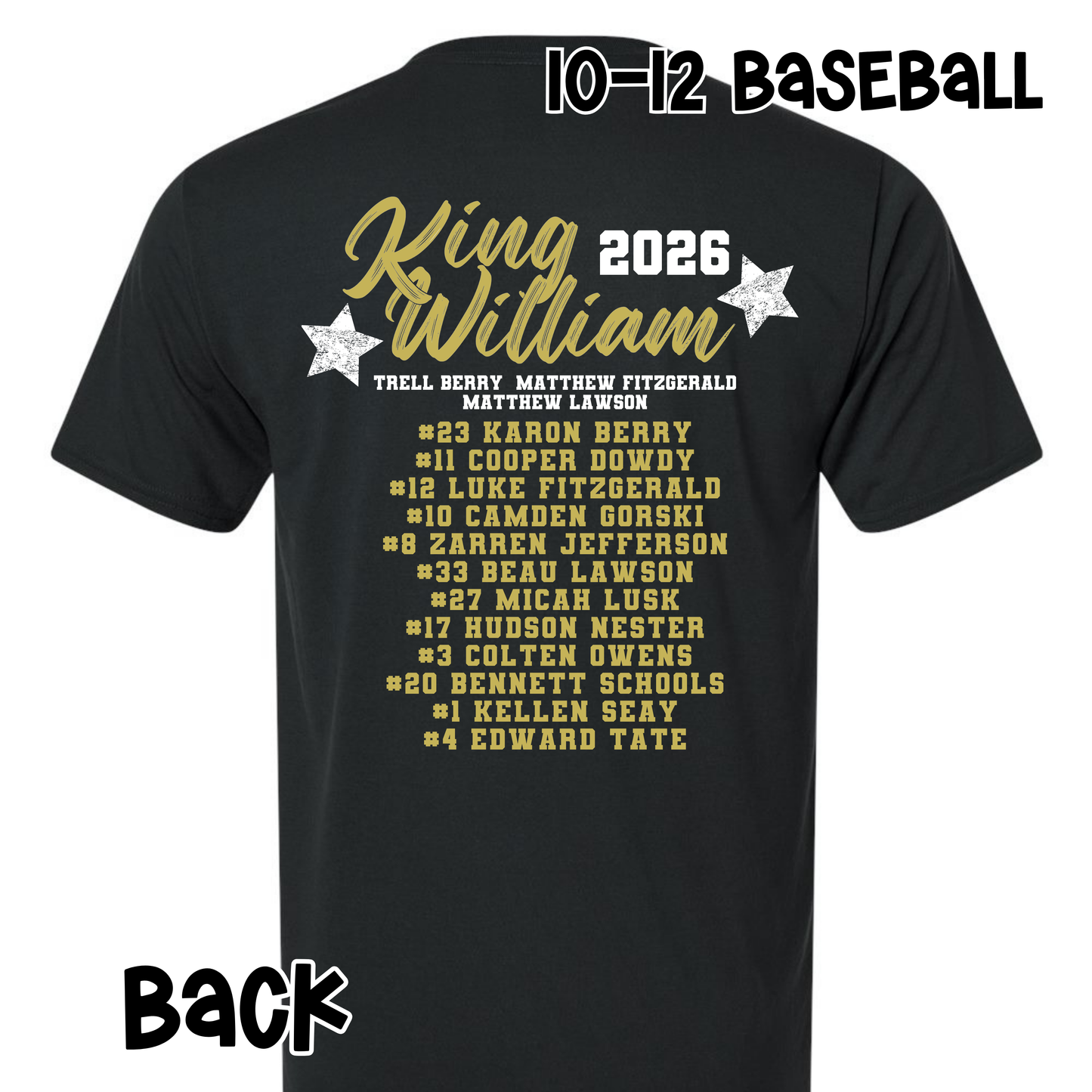 10-12 BASEBALL- Classic All Stars