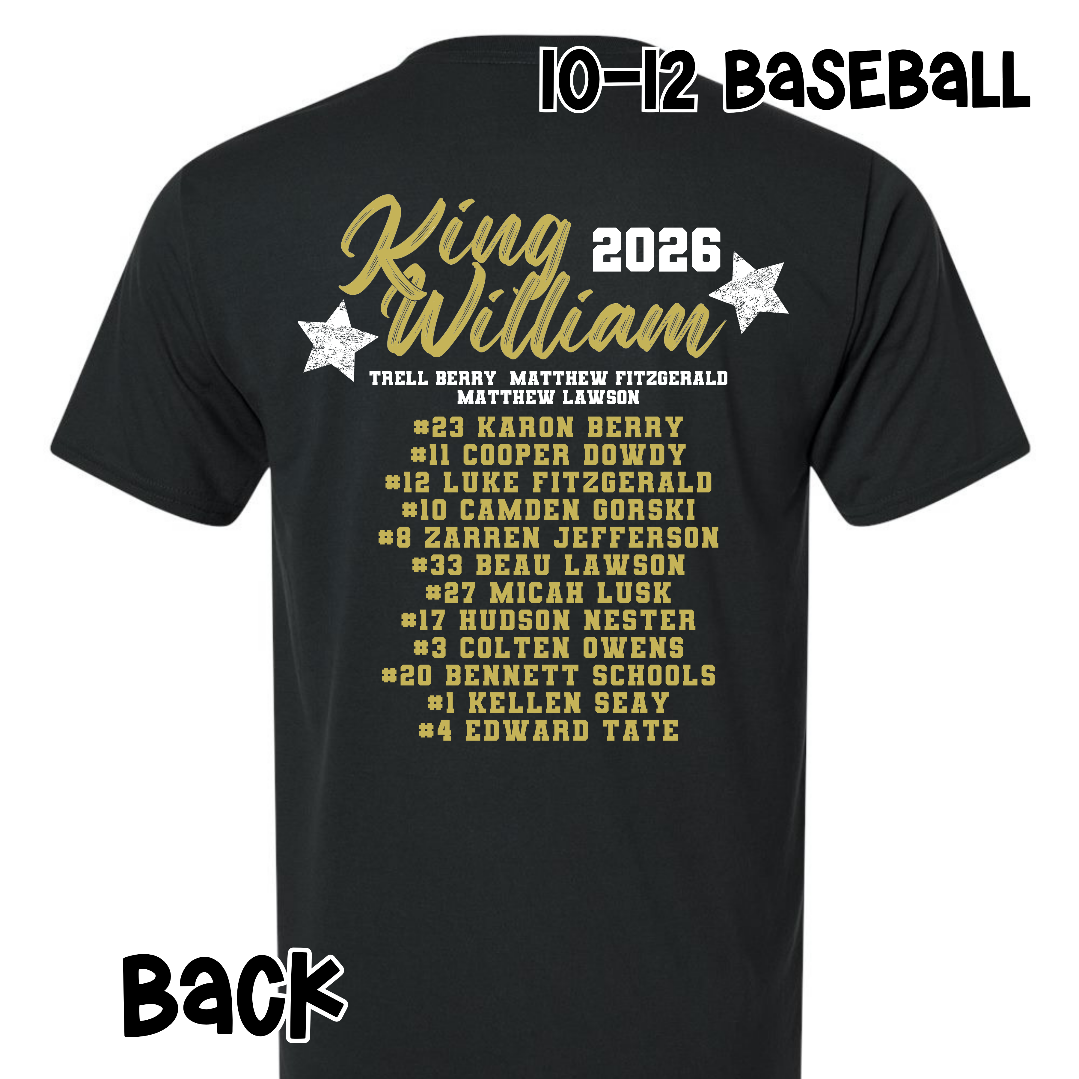 10-12 BASEBALL- Classic All Stars