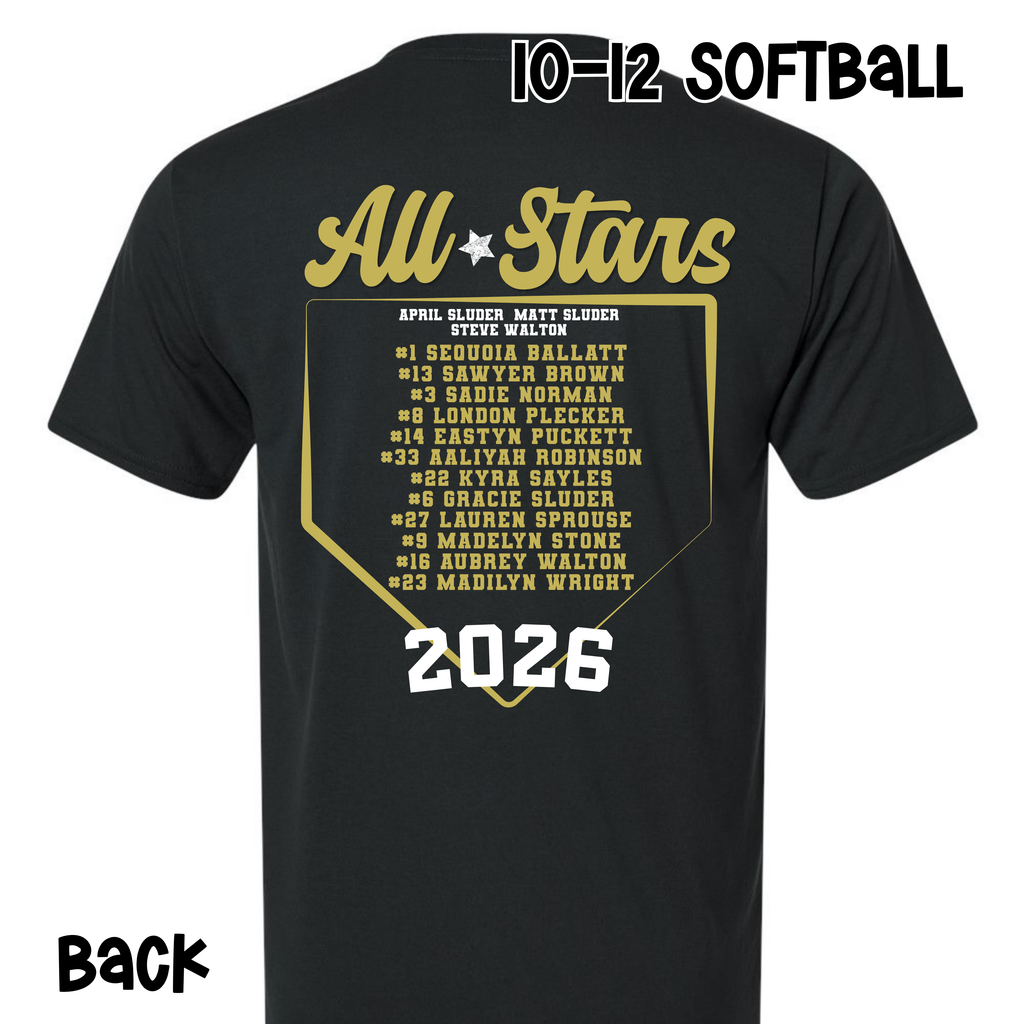 10-12 SOFTBALL - All Stars Plate