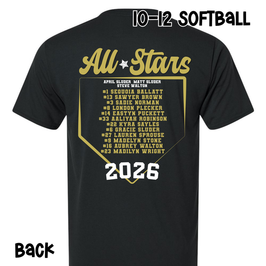 10-12 SOFTBALL - All Stars Plate