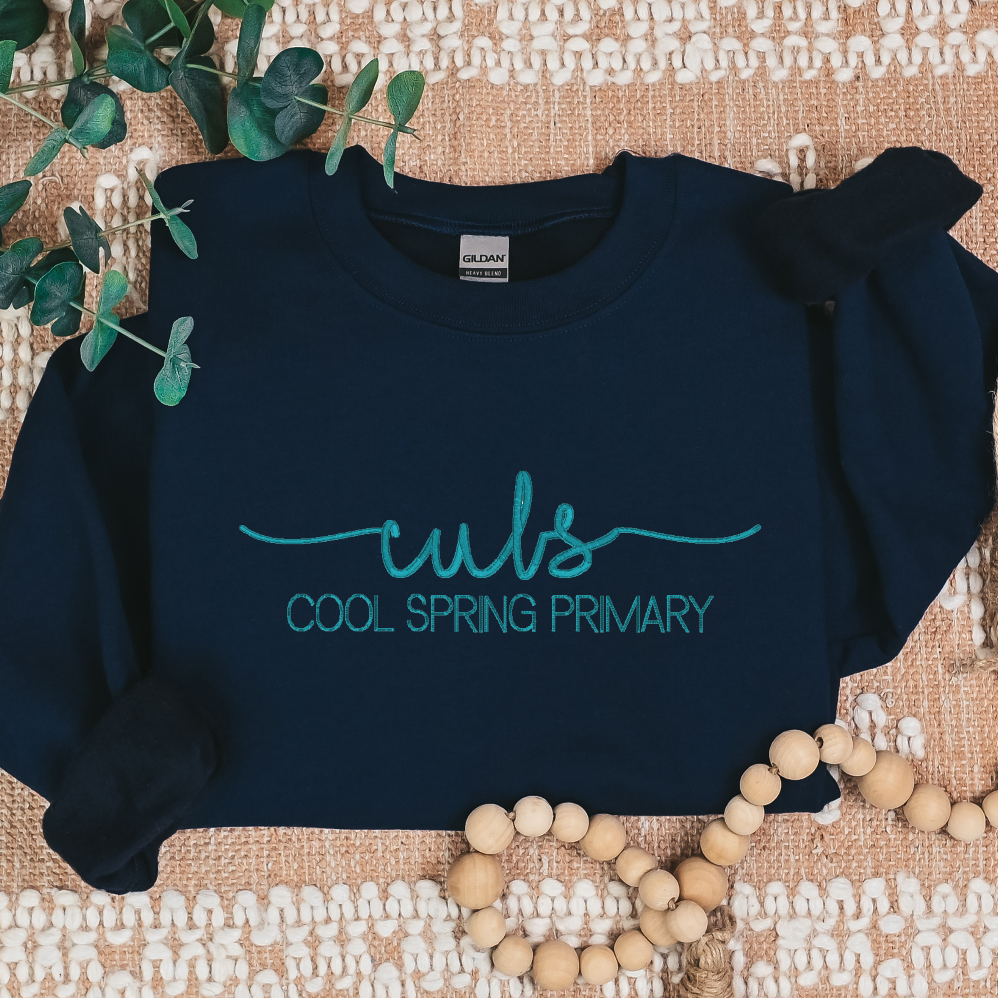 Embroidered Cool Spring Cubs Gildan Navy Sweatshirt