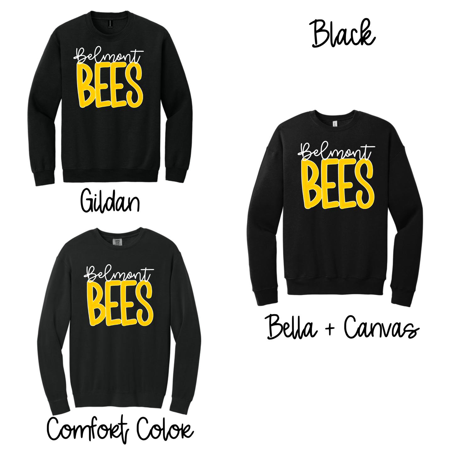 Simple Bees- Black