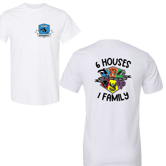 House Crest- White Short Sleeve