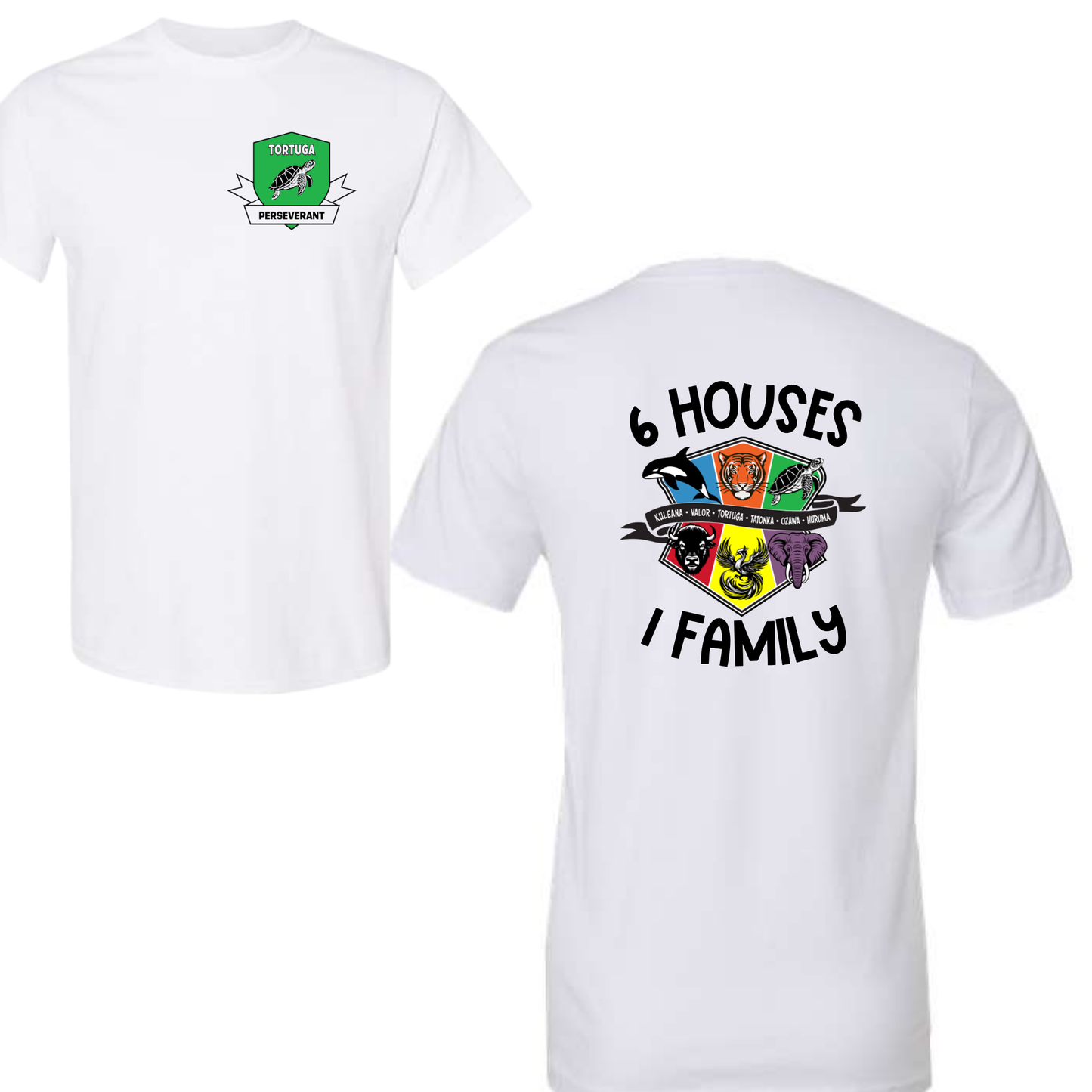 House Crest- White Short Sleeve