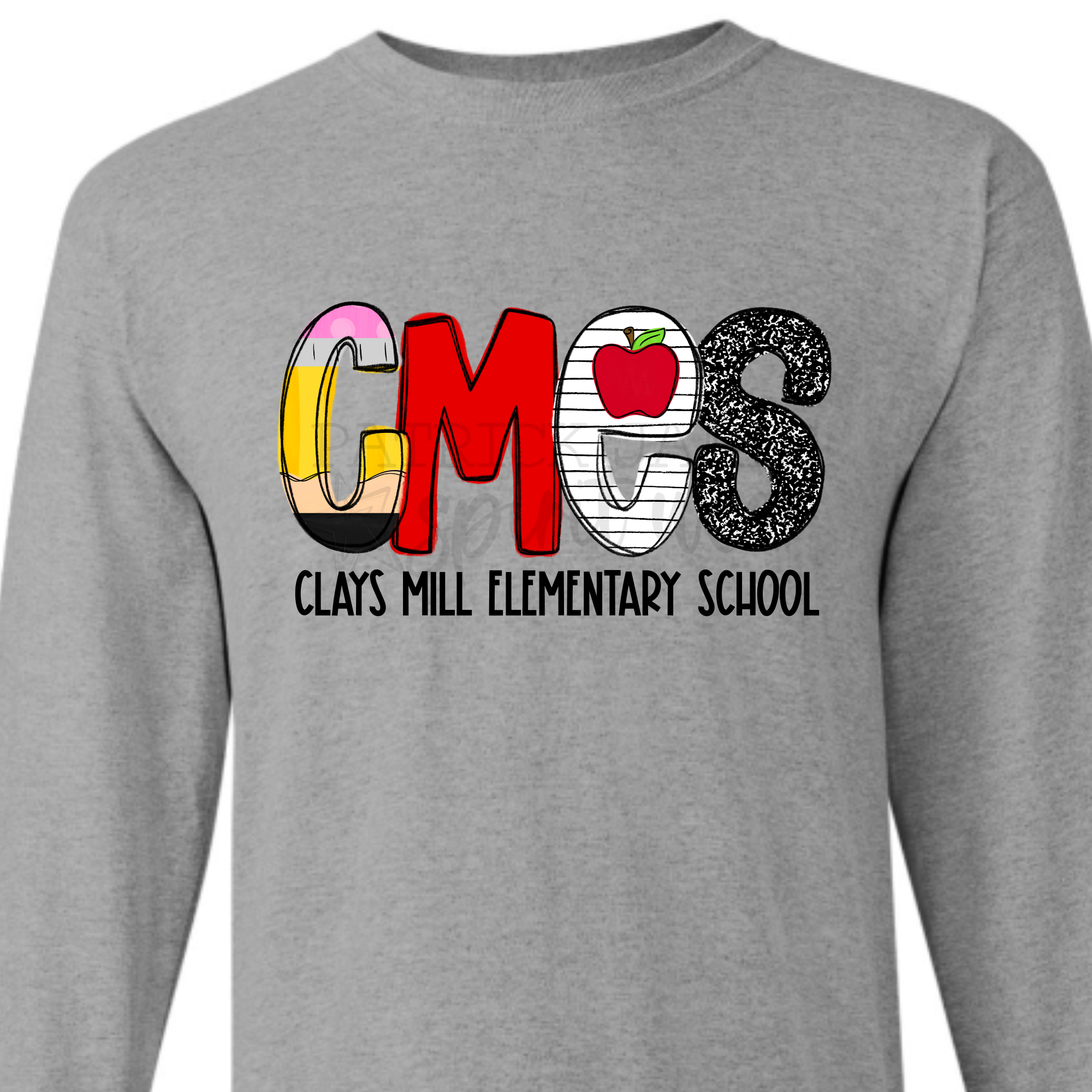 School House Alpha CMES Grey - LONG SLEEVE