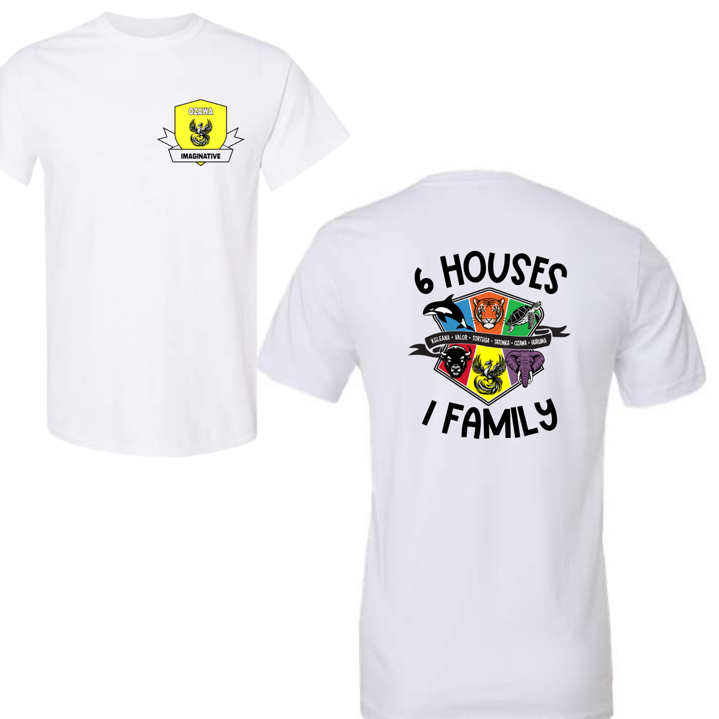 House Crest- White Short Sleeve