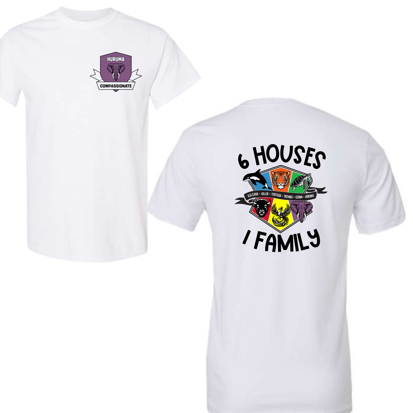 House Crest- White Short Sleeve