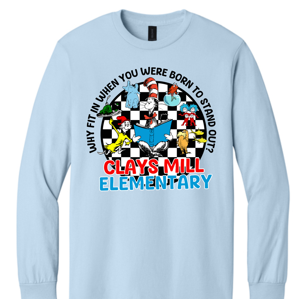 Why Fit In- Clays Mill Elementary- LONG SLEEVE