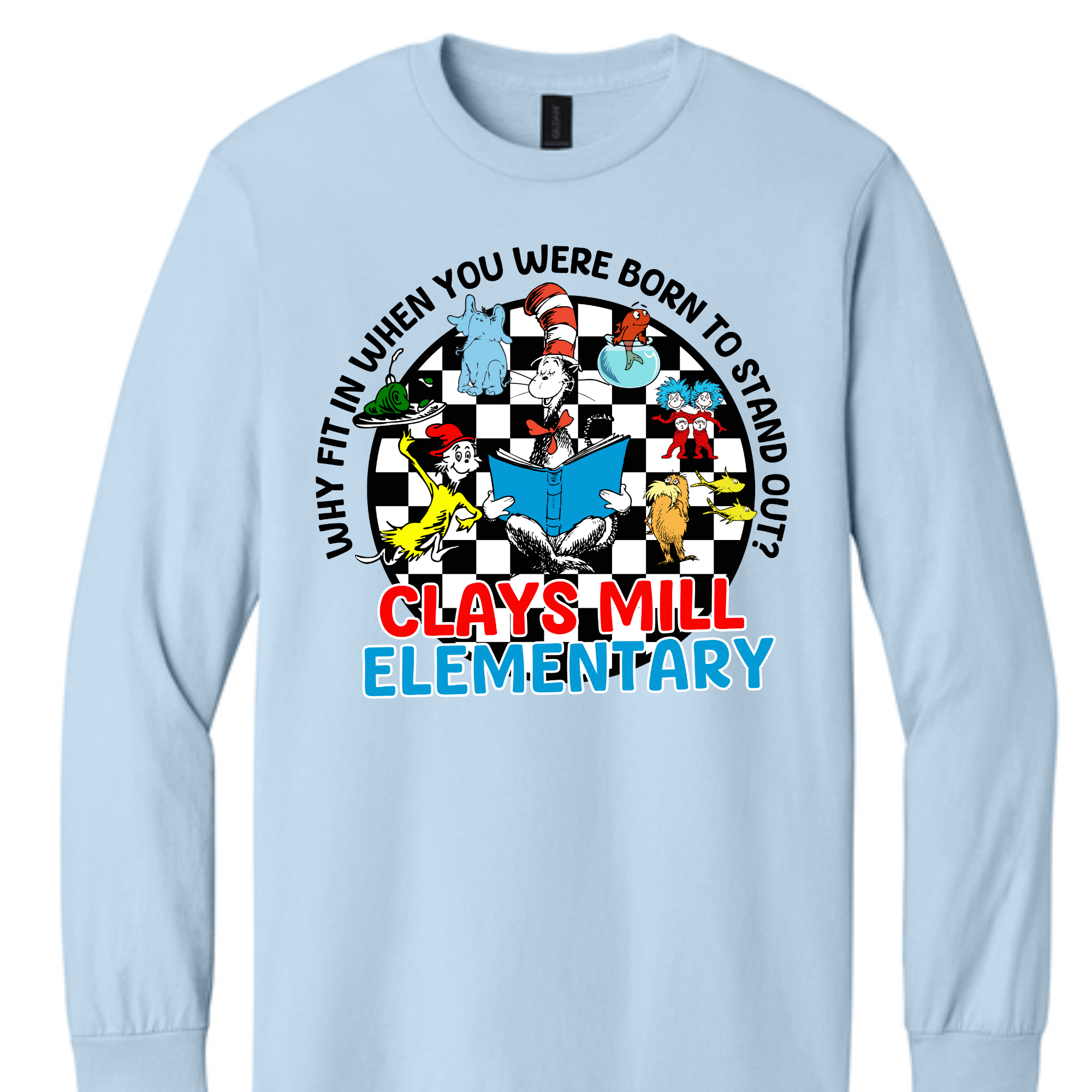 Why Fit In- Clays Mill Elementary- LONG SLEEVE