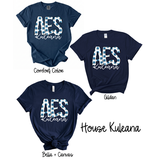 AES Kuleana - Navy Short Sleeve