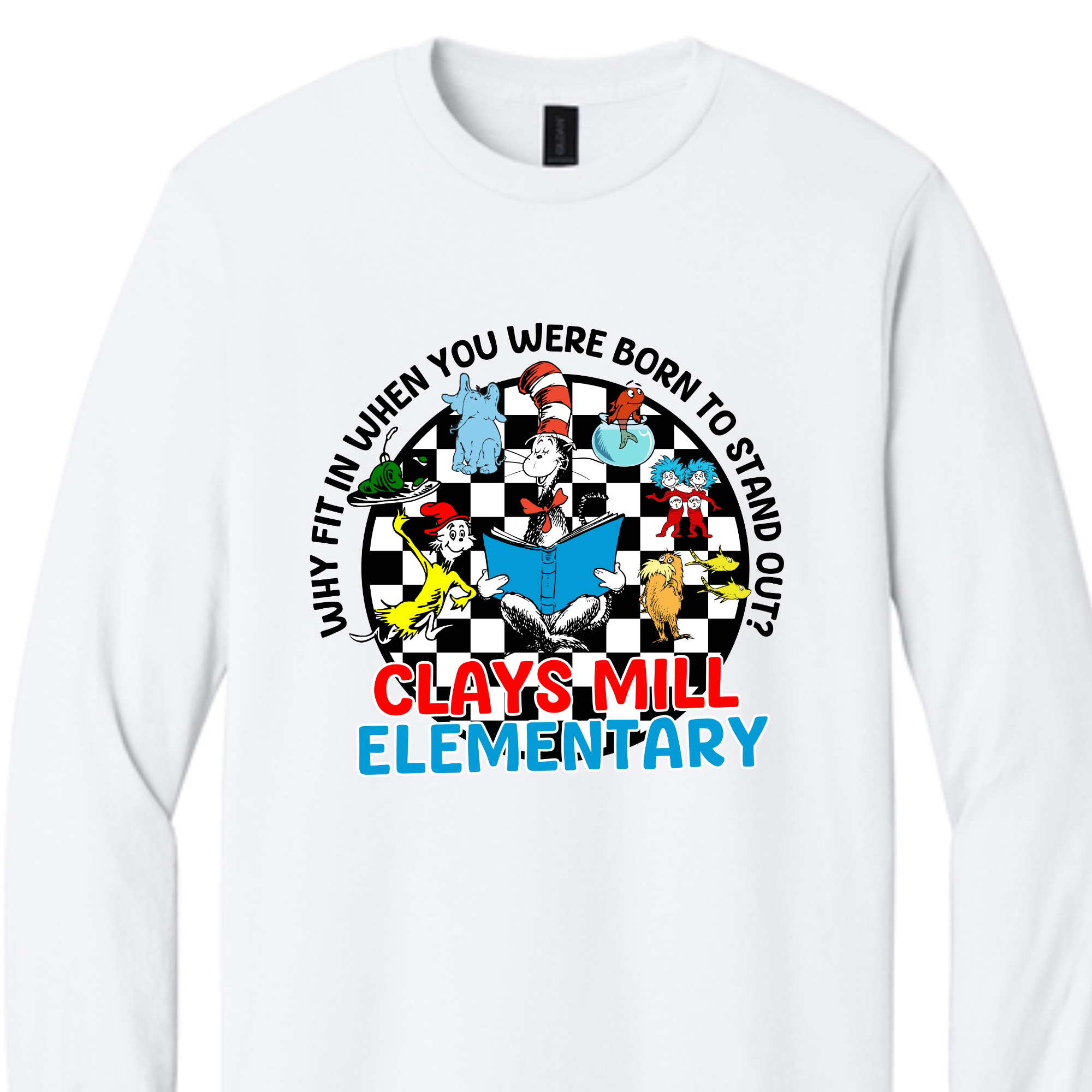 Why Fit In- Clays Mill Elementary- LONG SLEEVE