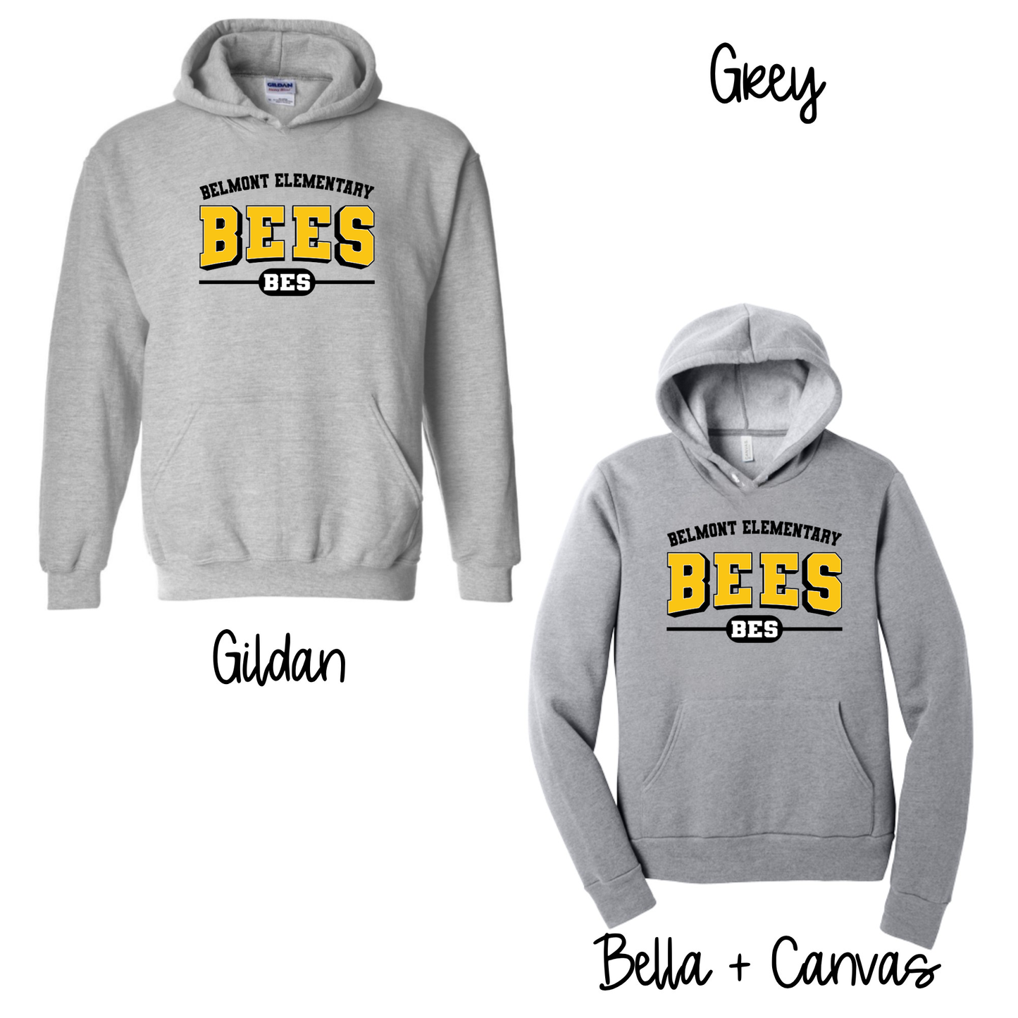 Varsity Bees- Heather Grey