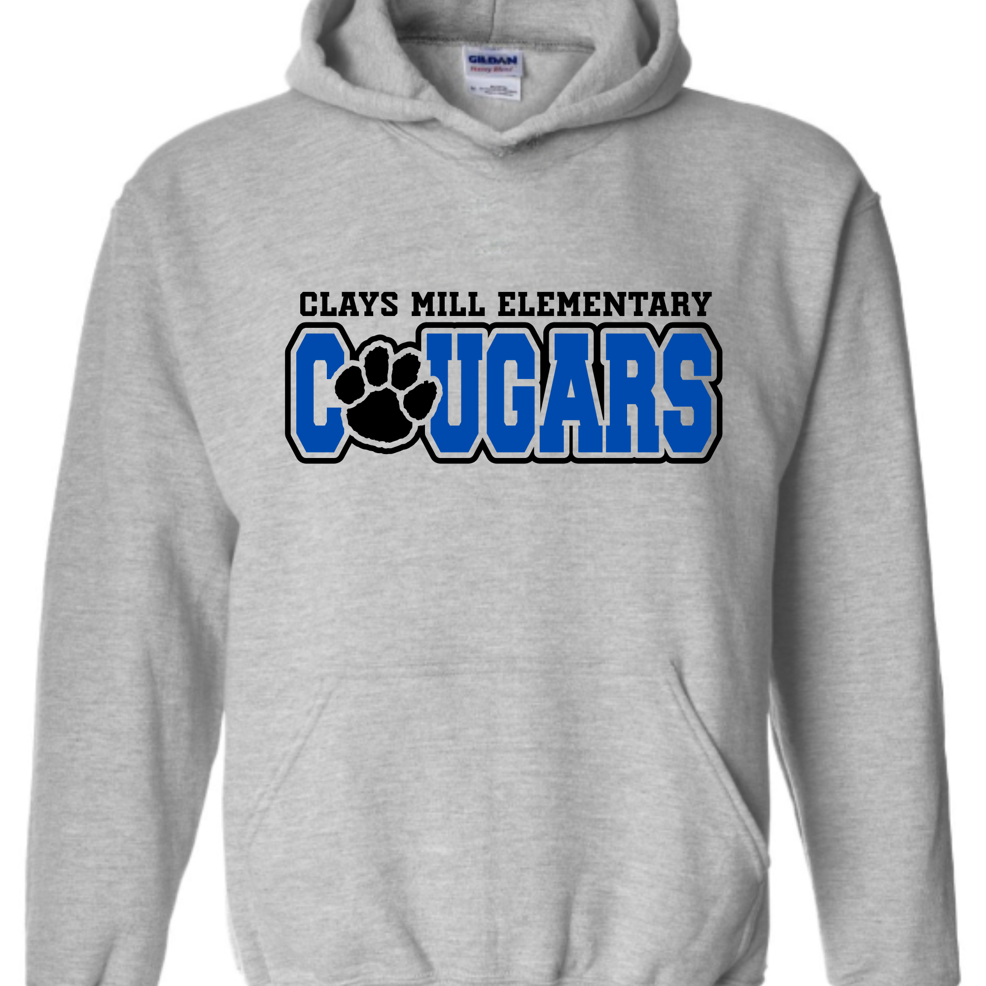 Cougar Paw- Grey SWEATSHIRT