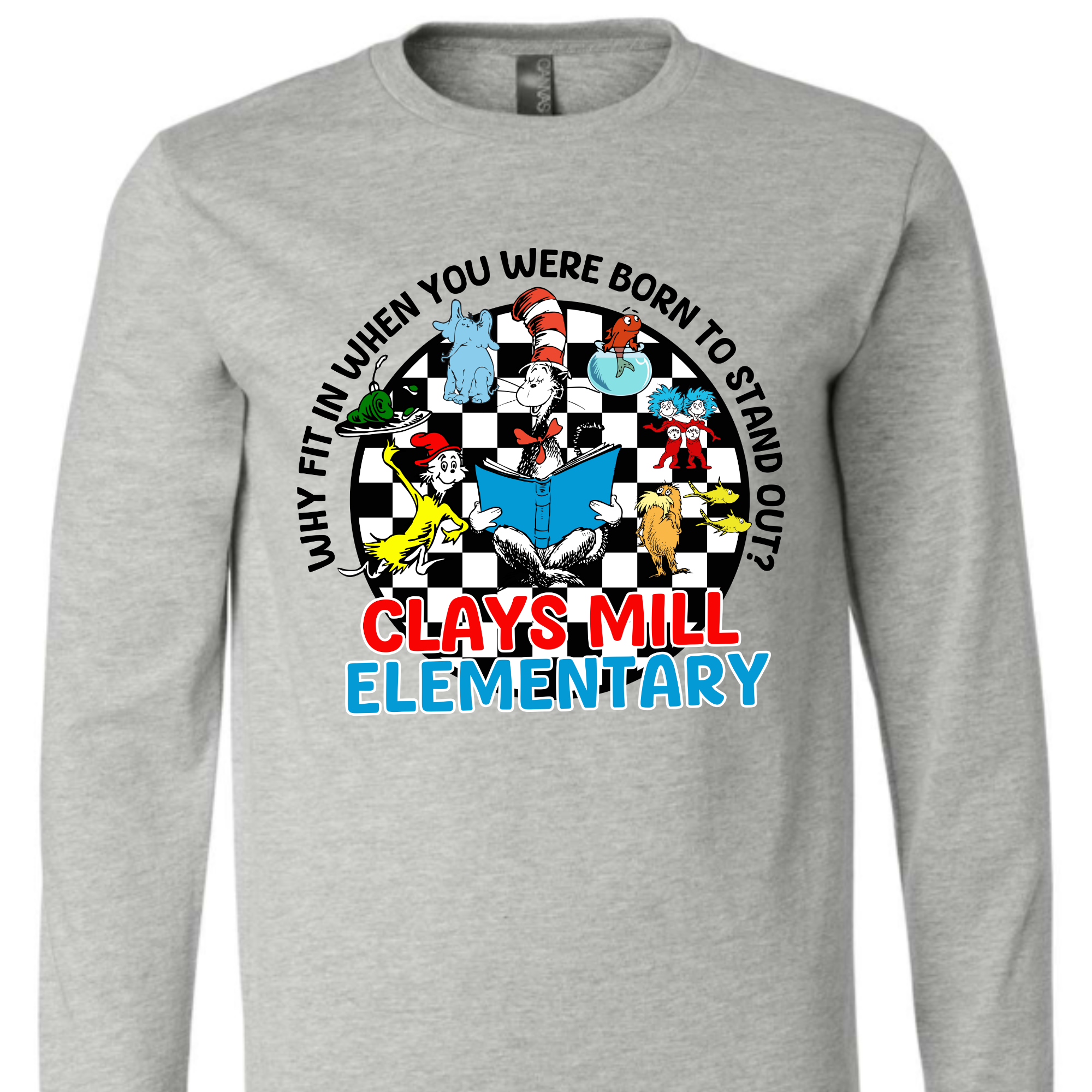 Why Fit In- Clays Mill Elementary- LONG SLEEVE