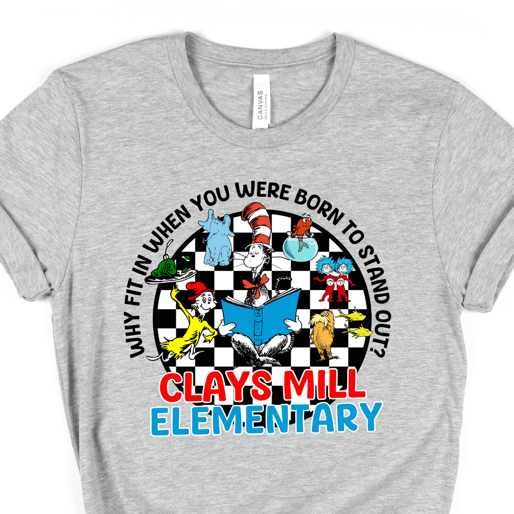 Why Fit In- Clays Mill Elementary- SHORT SLEEVE