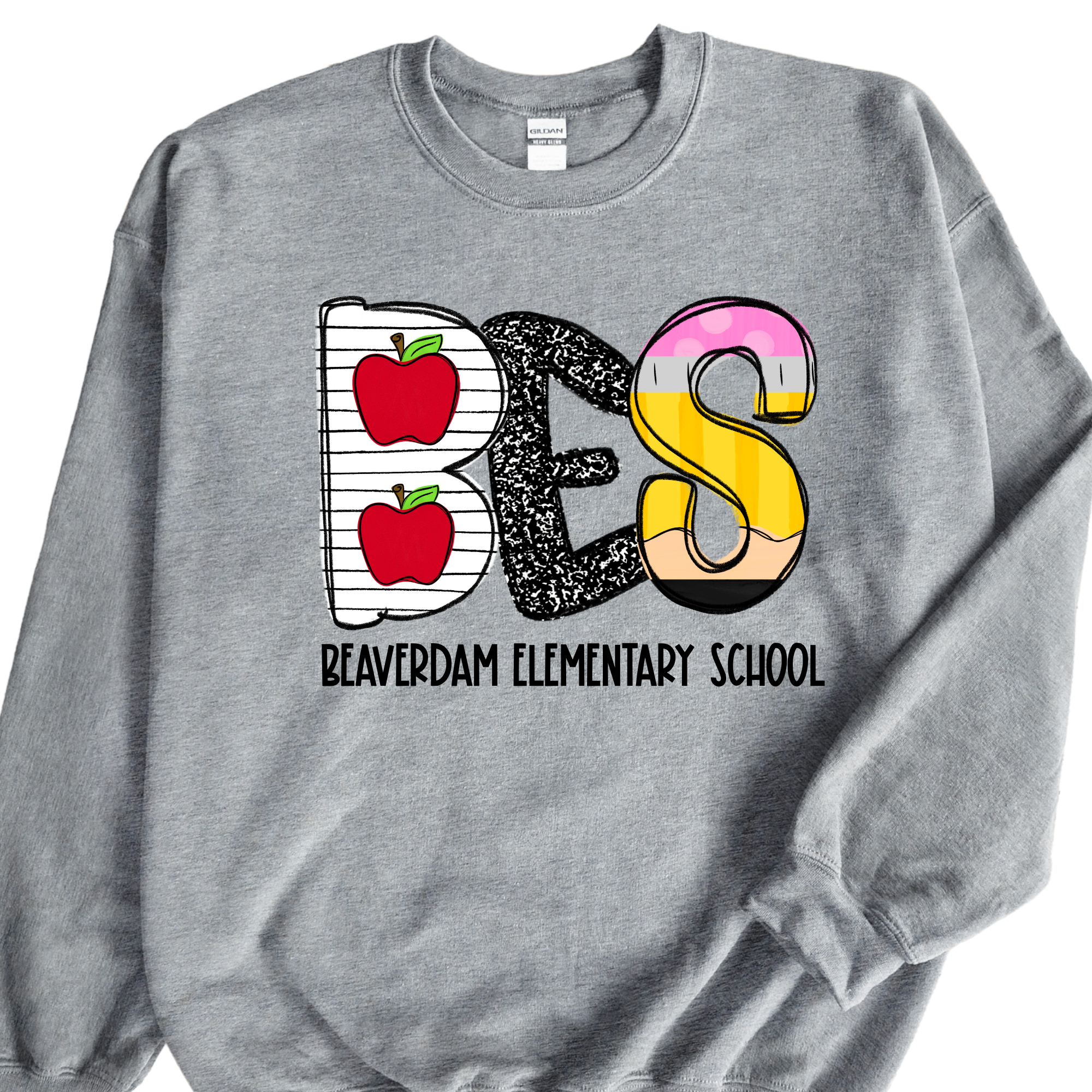 BES School House Alpha - Grey SWEATSHIRT