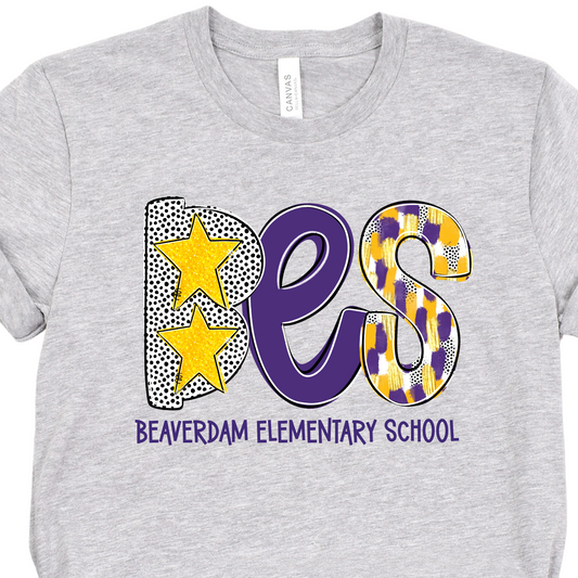 BES Spirit Wear Alpha - Grey SHORT SLEEVE