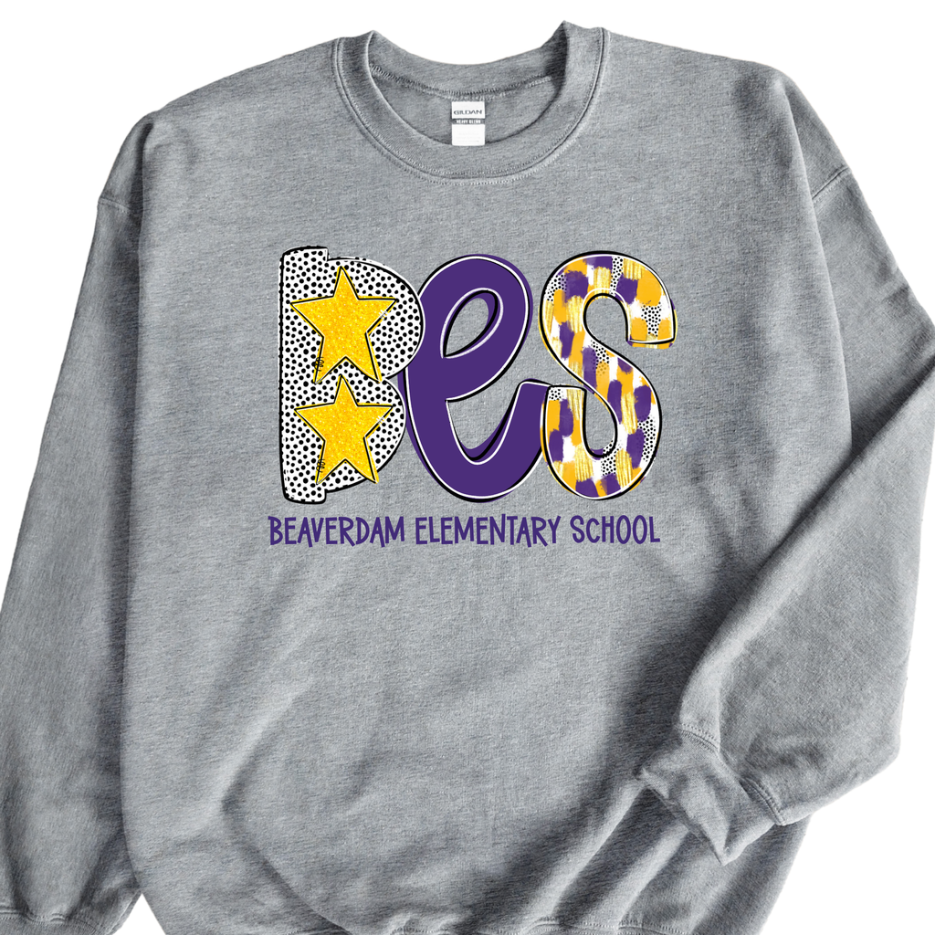 BES Spirit Wear Alpha - Grey SWEATSHIRT