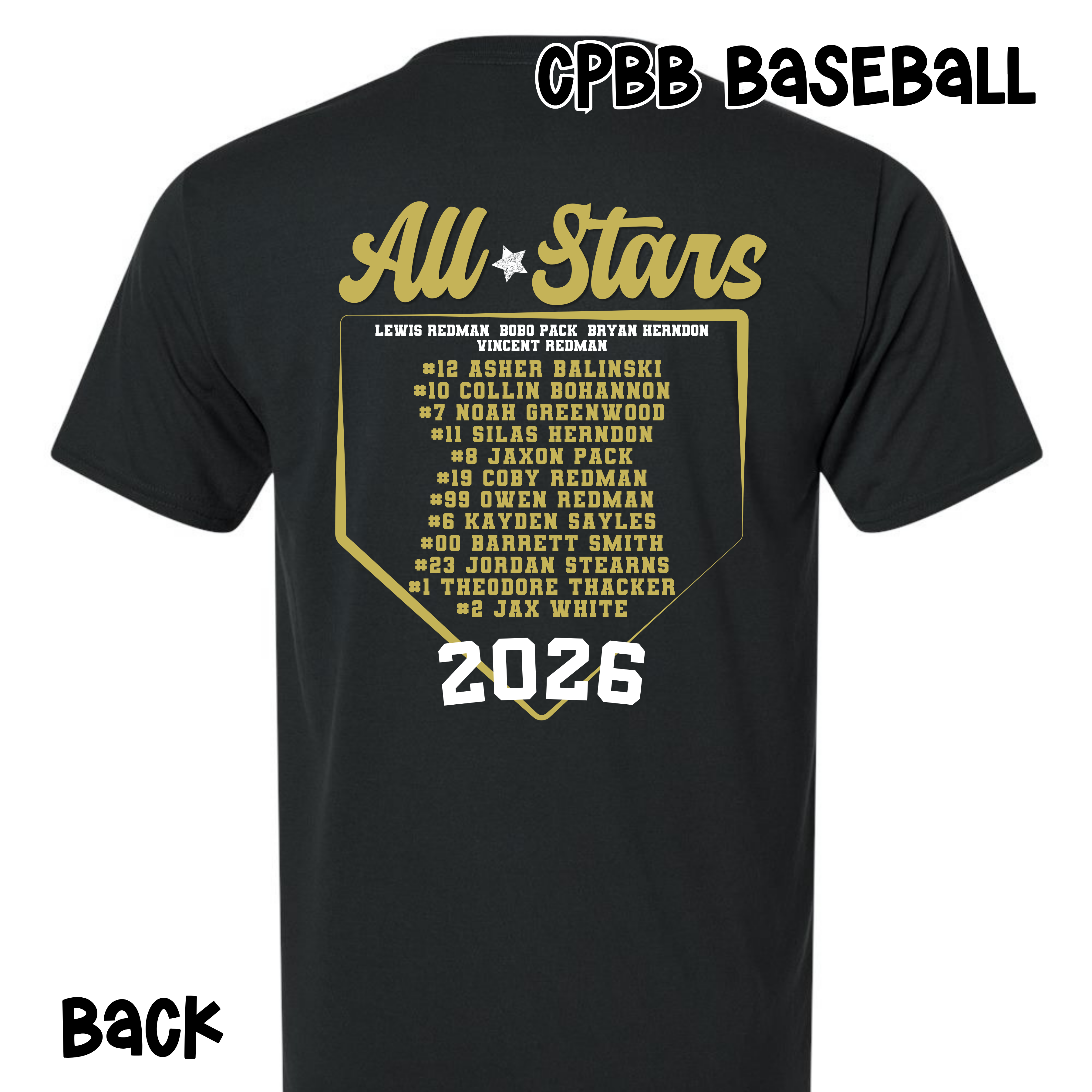 CPBB- All Stars Plate