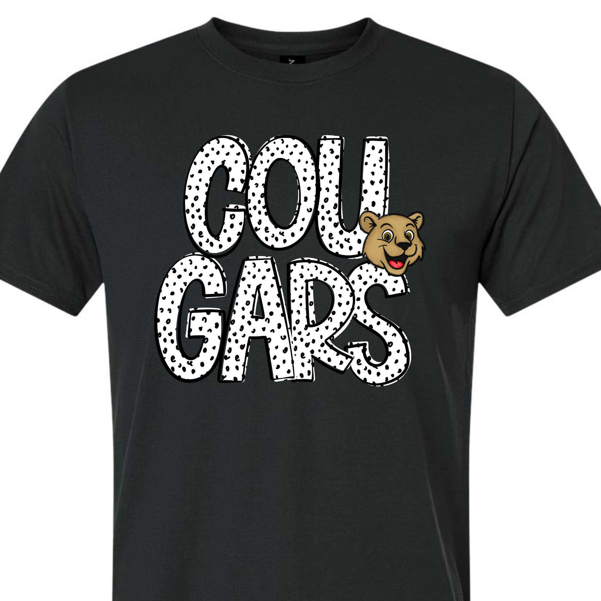 Dottie Cougars Black - SHORT SLEEVE