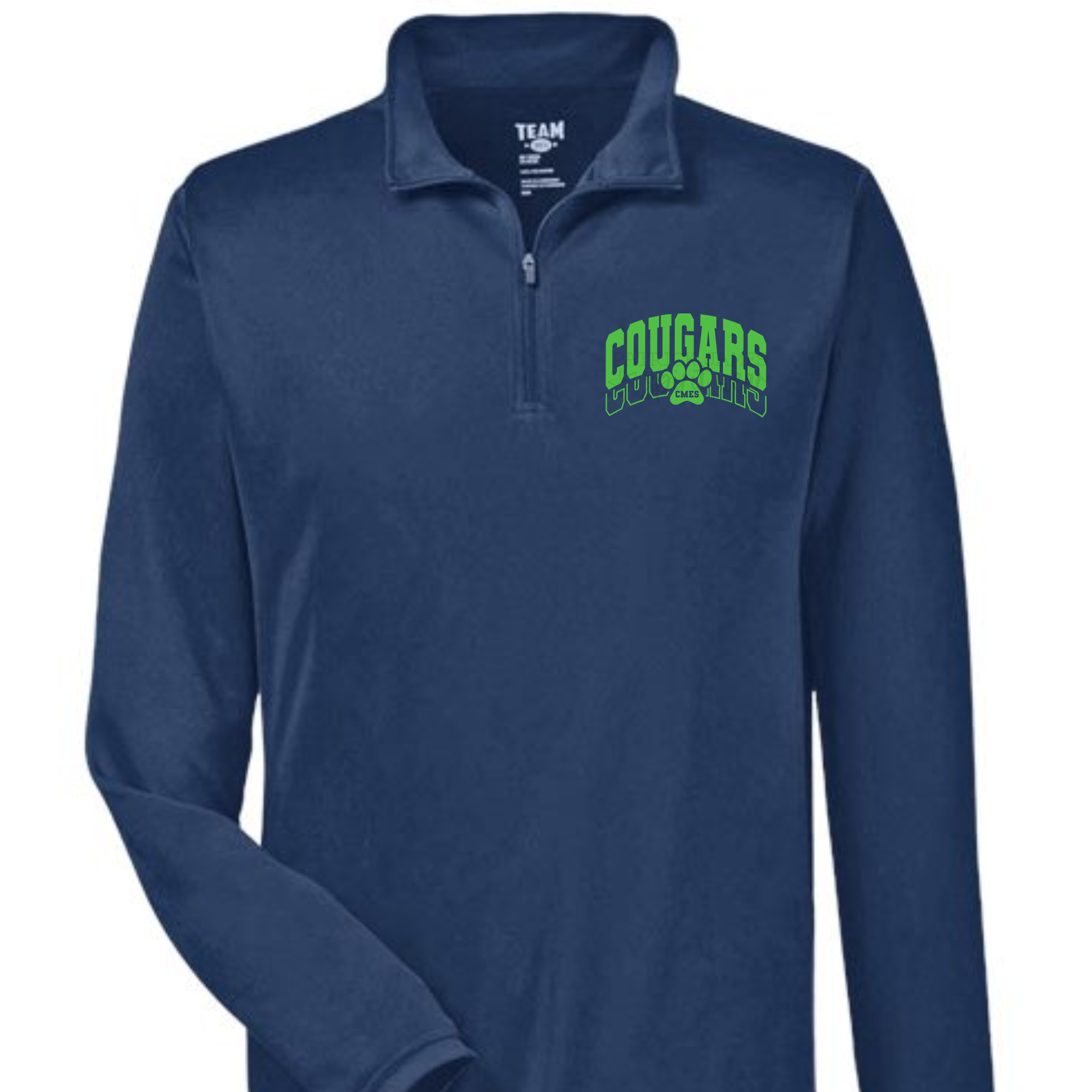 Cougars Navy Men's Zone Performance Quarter-Zip Pullover