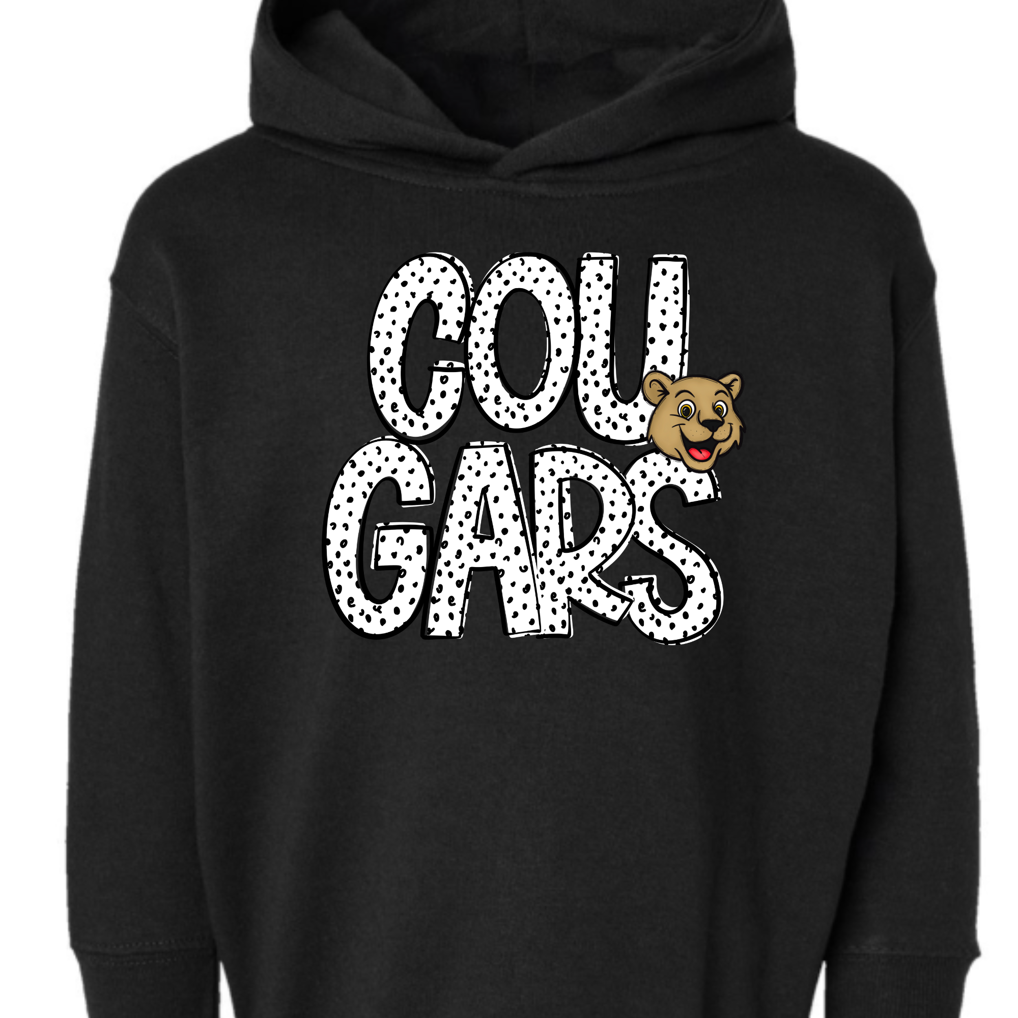 Dottie Cougars Black- SWEATSHIRT