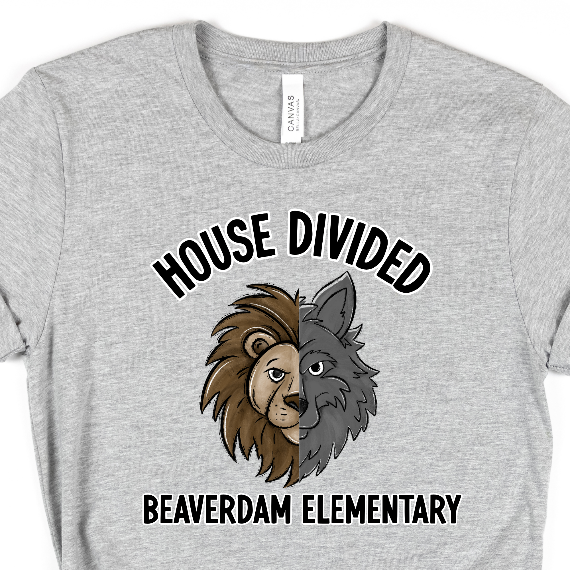 House Divided Bravery & Self Control - Grey SHORT SLEEVE