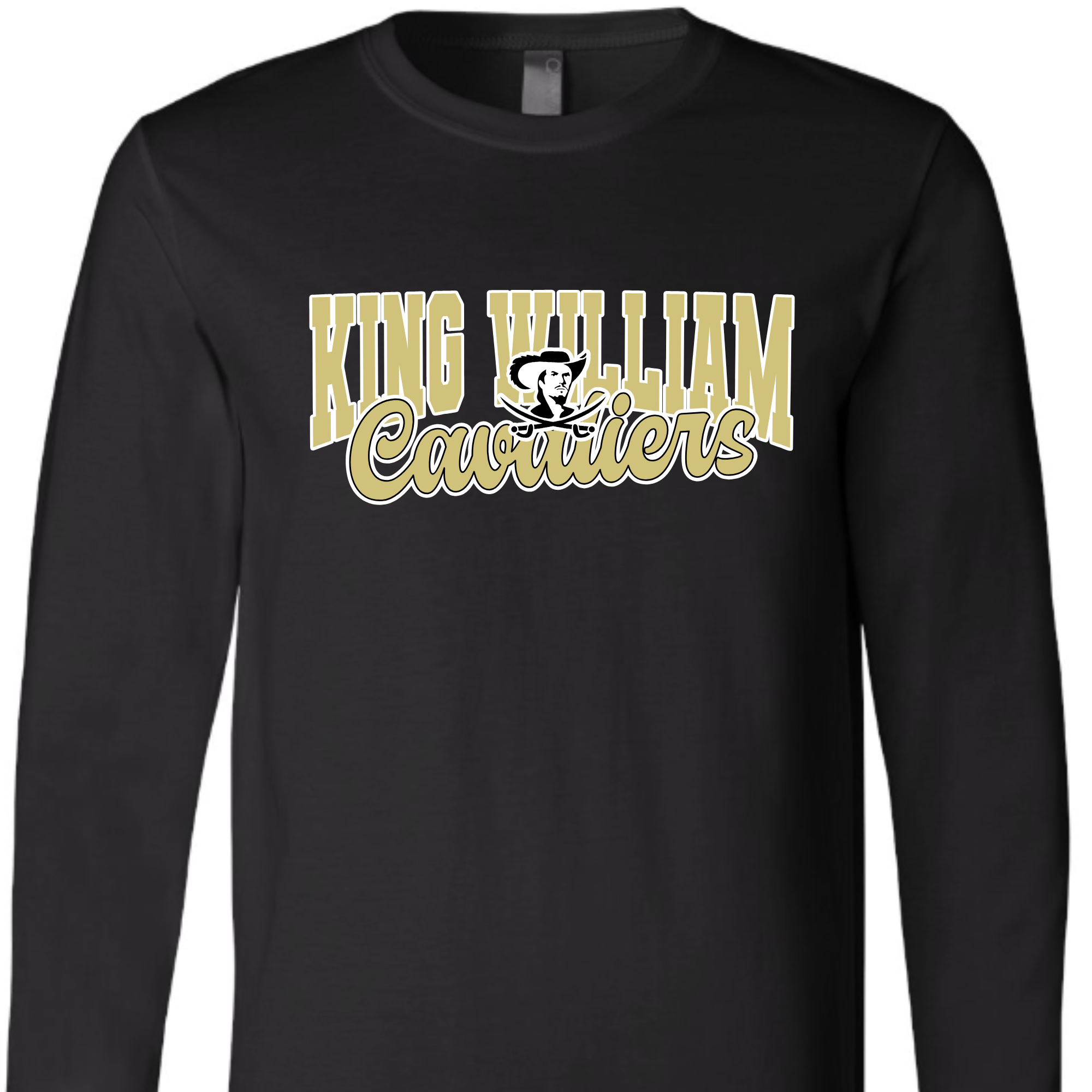 Retro Cavaliers- Black LONG SLEEVE