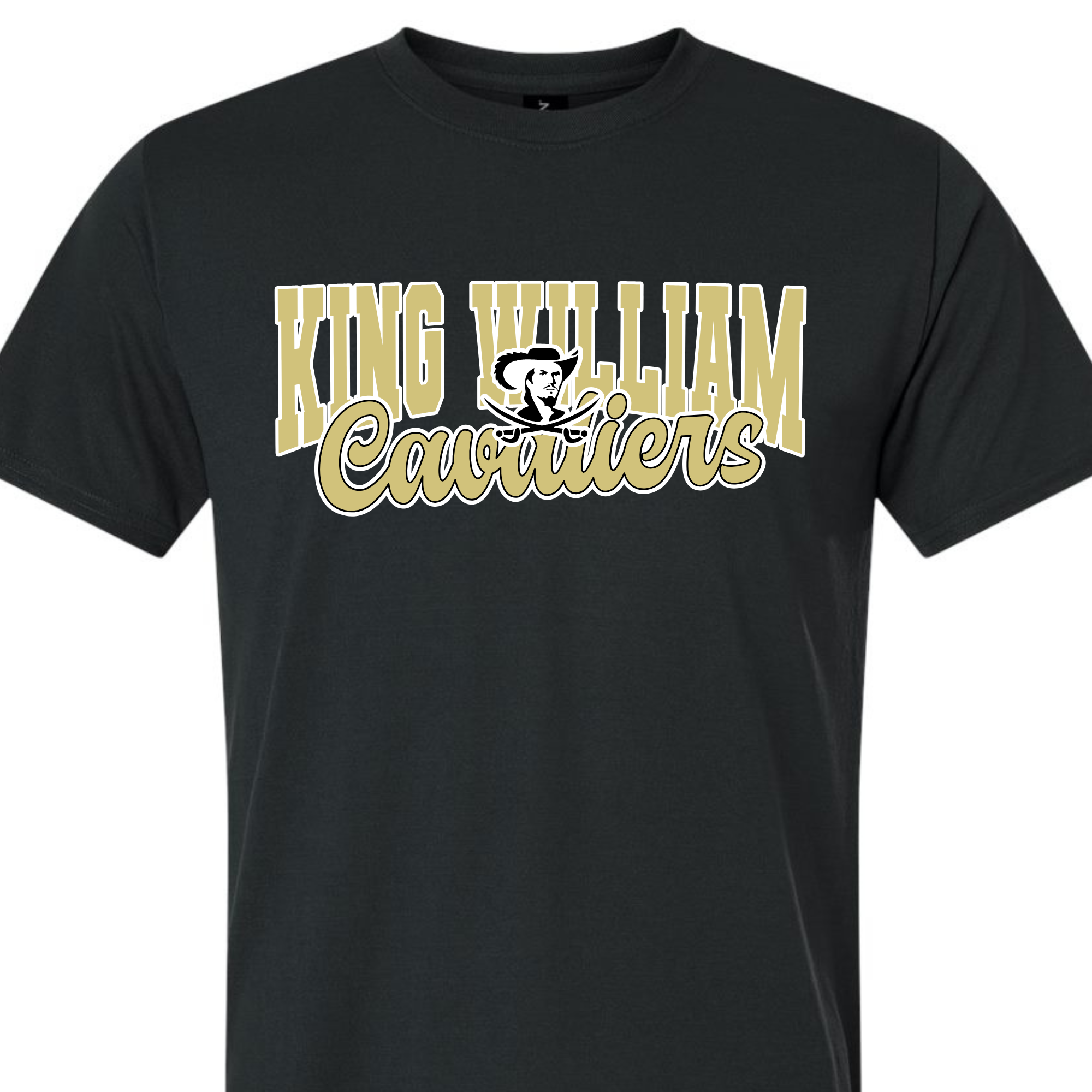 Retro Cavaliers Black SHORT SLEEVE