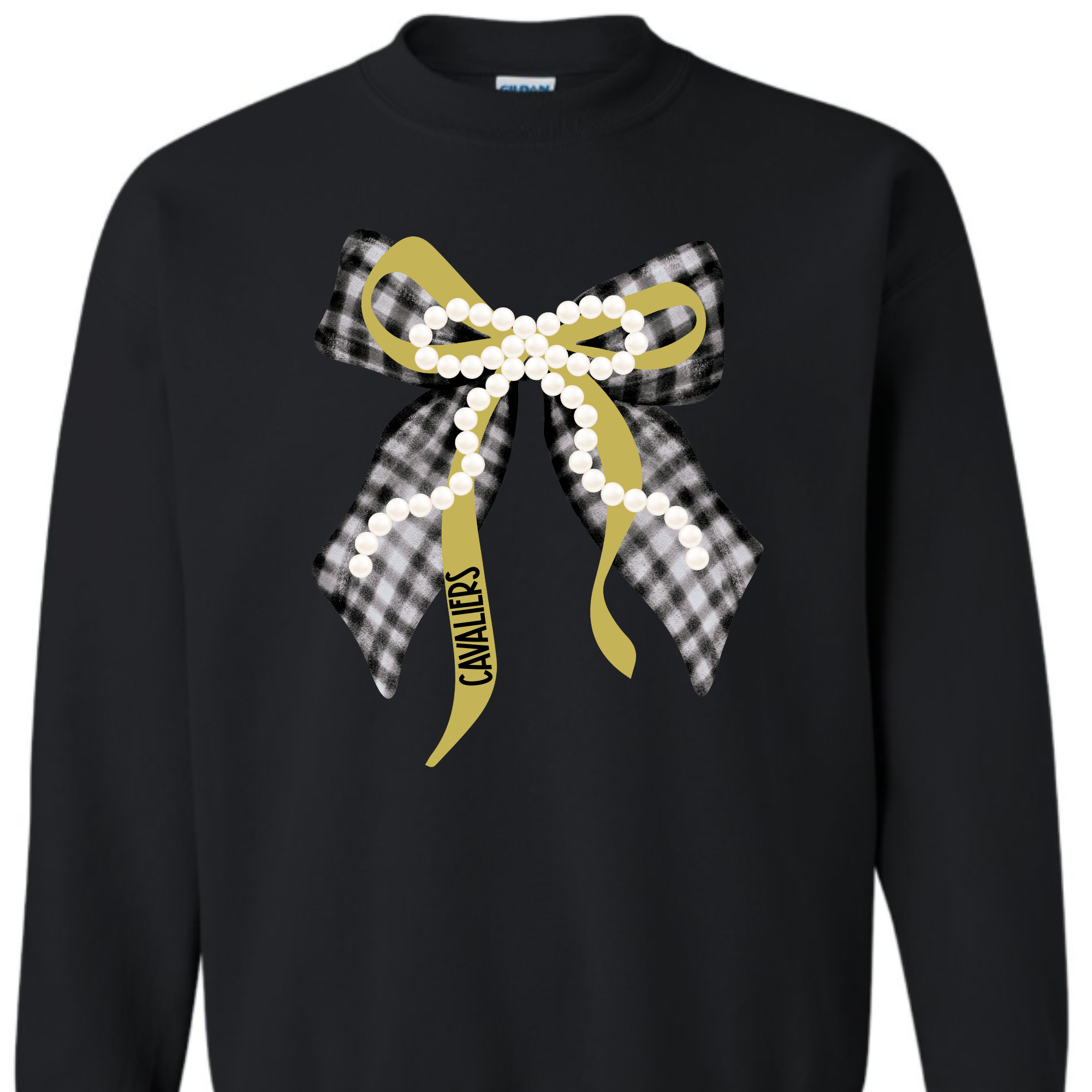 Cavaliers Bow Black- SWEATSHIRT