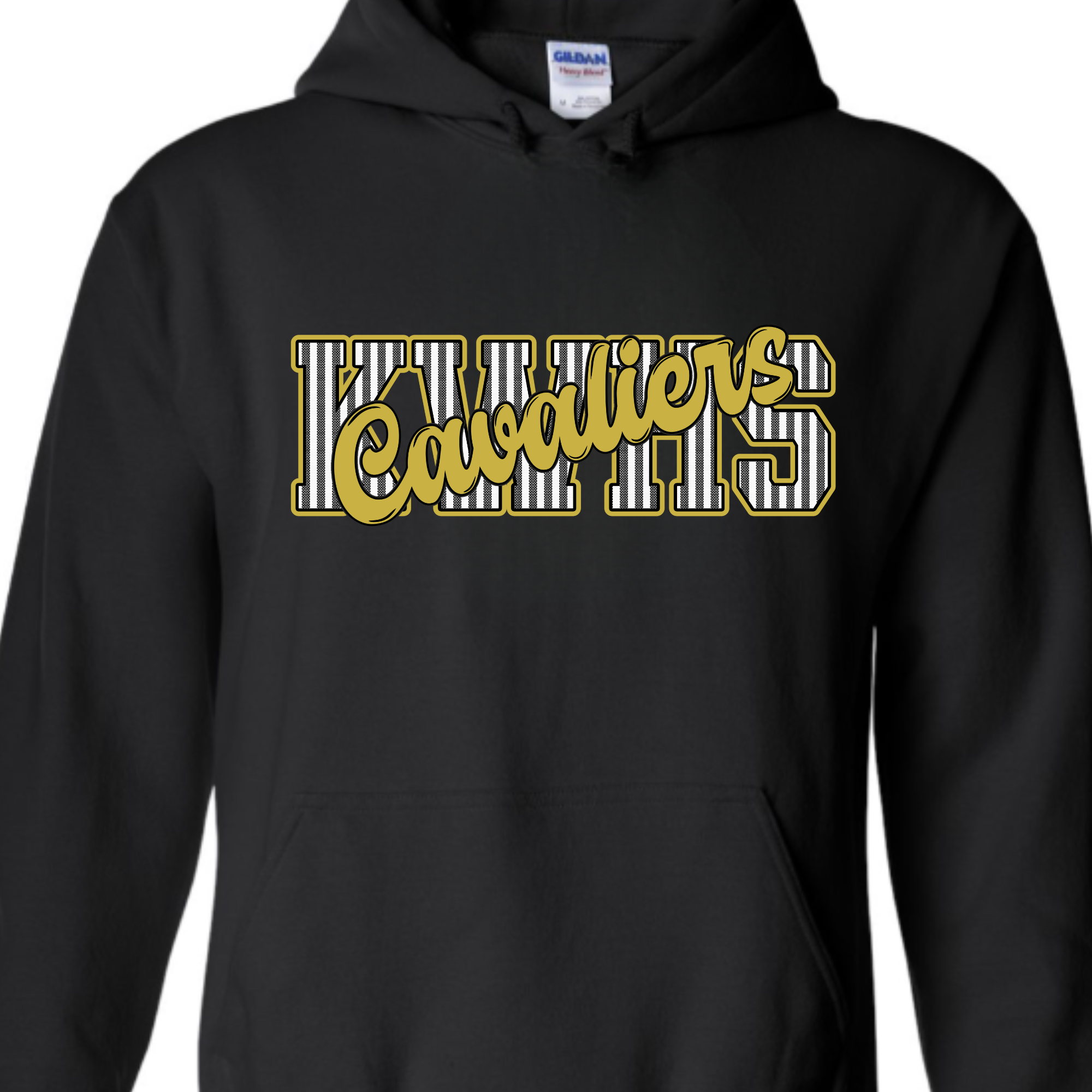 Seersucker Cavaliers Black- SWEATSHIRT