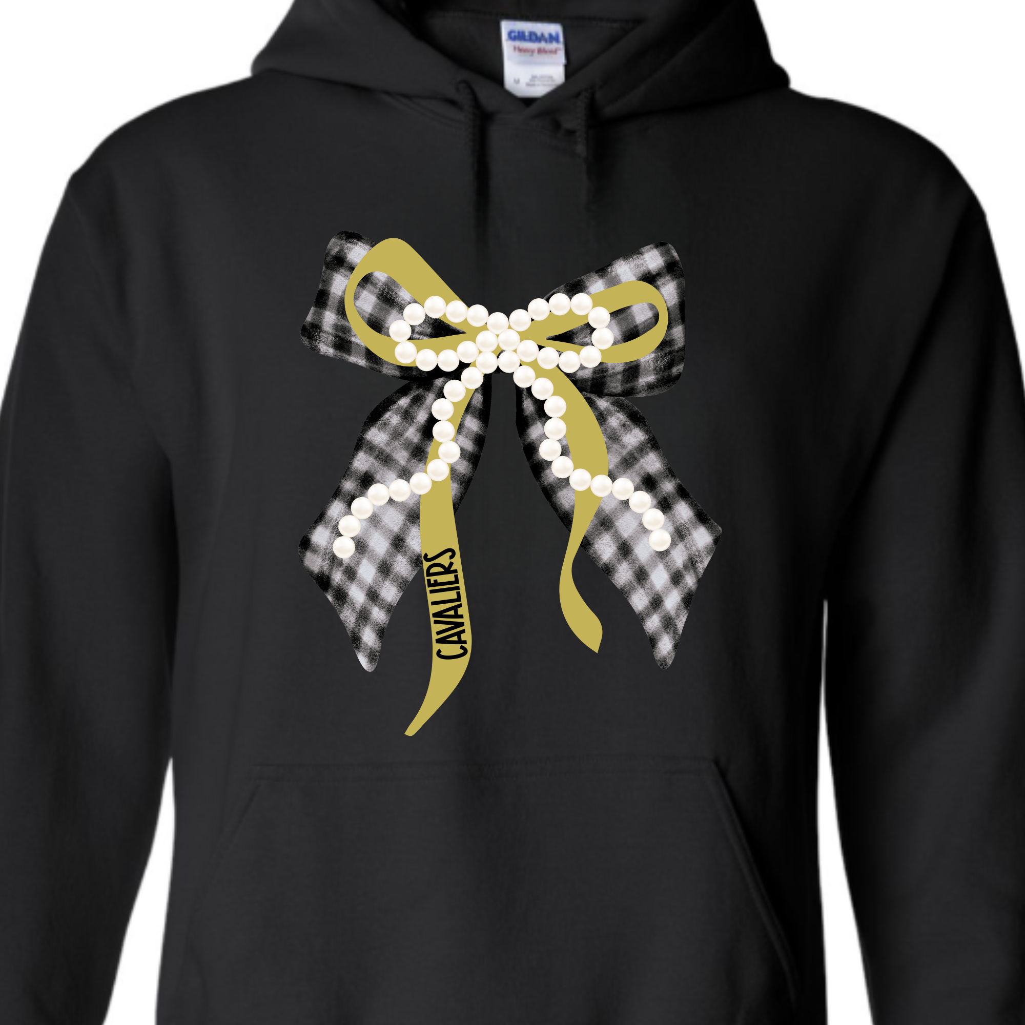 Cavaliers Bow Black- SWEATSHIRT