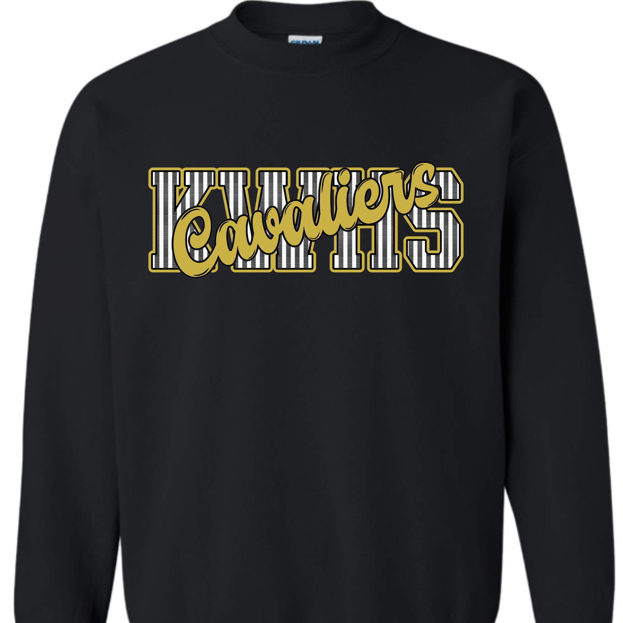 Seersucker Cavaliers Black- SWEATSHIRT