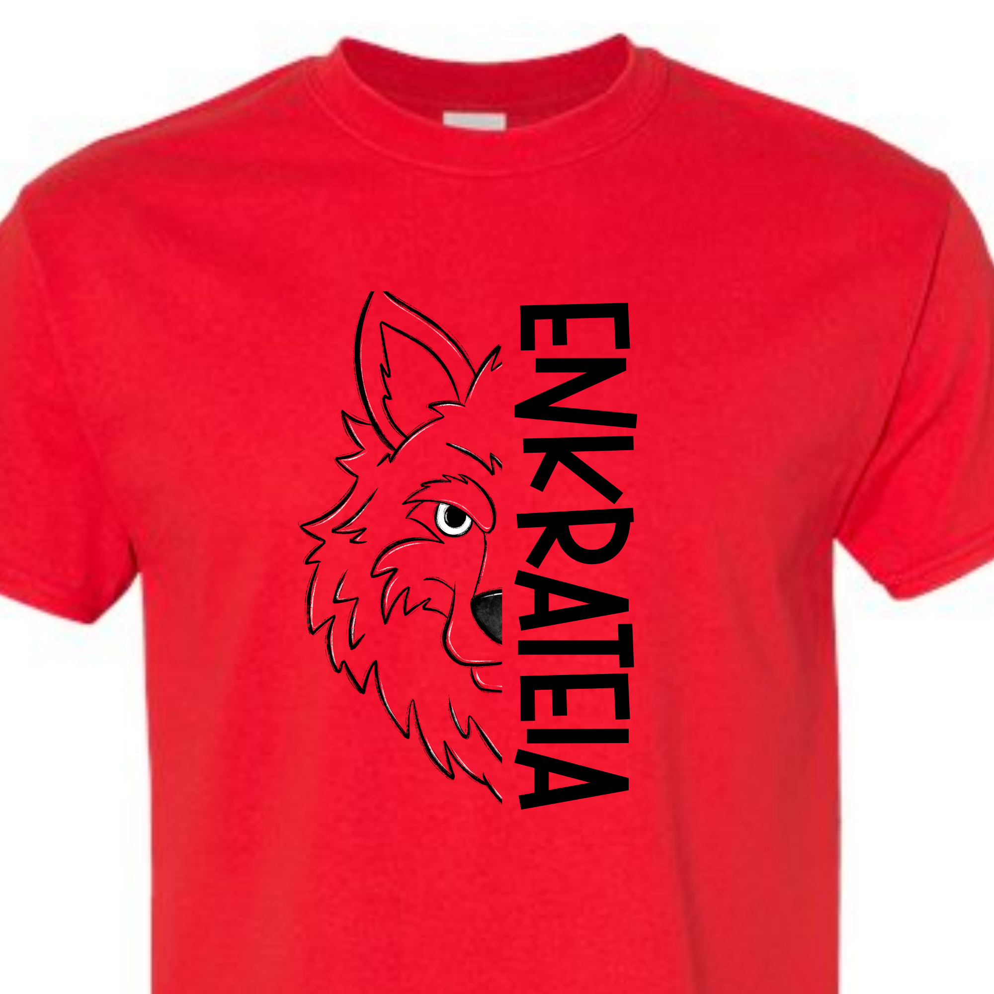 Mascot Self Control Enkrateia - Red SHORT SLEEVE