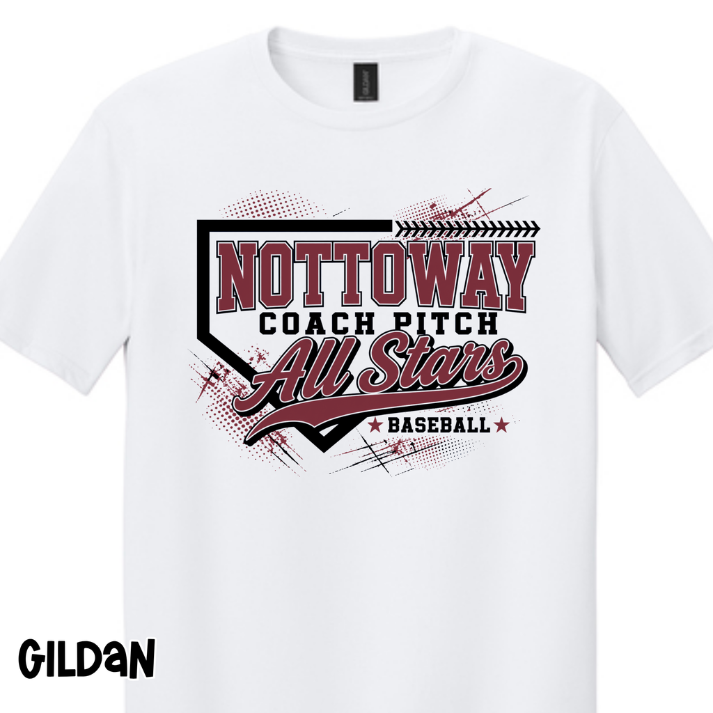 Nottoway Coach Pitch All Stars - WITH TEAM ON BACK