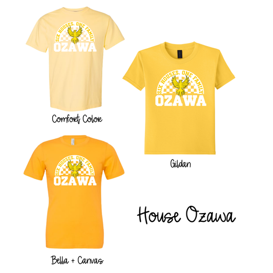 Checkered Mascot Ozawa - Short Sleeve