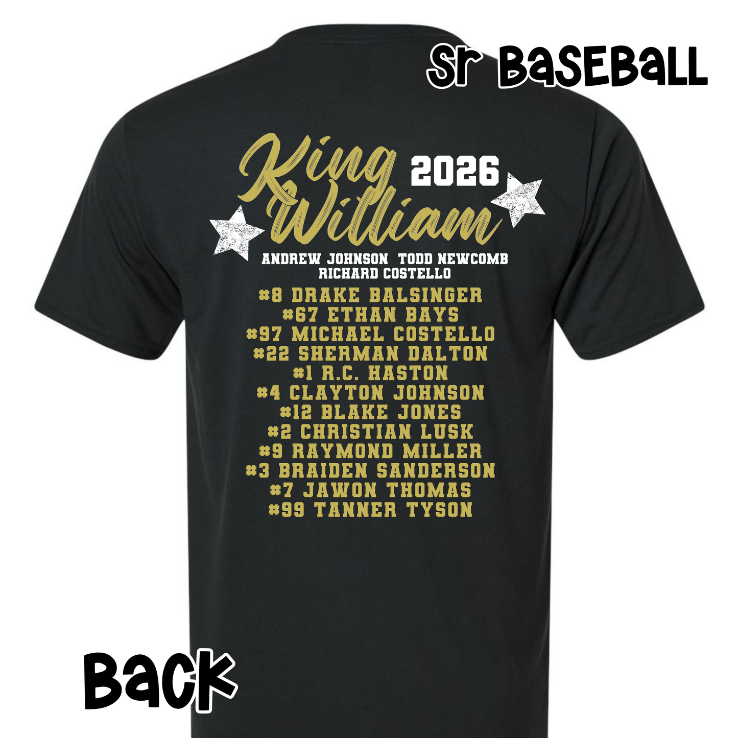 SR BASEBALL- Classic All Stars