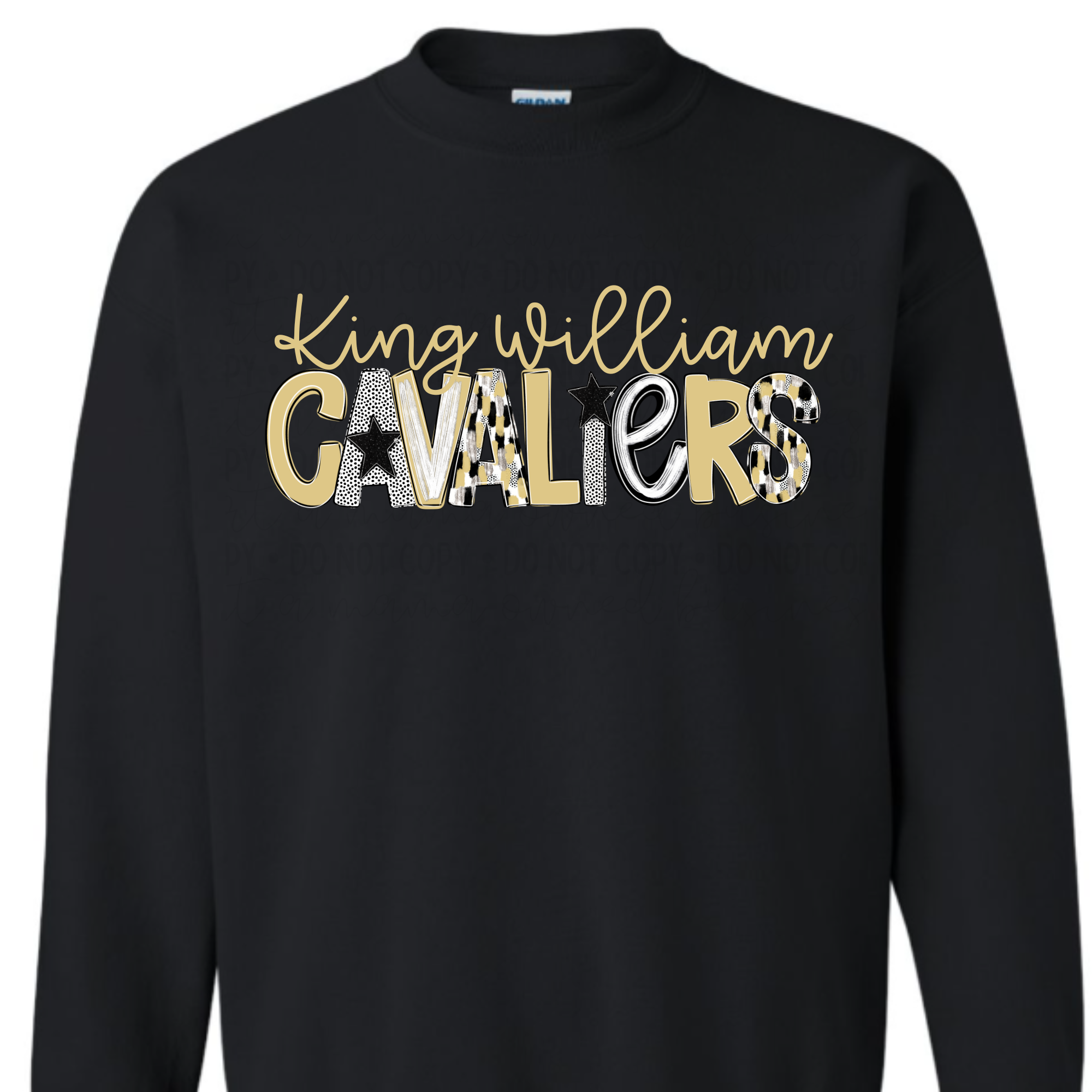 Spirit Alpha Cavaliers Black- SWEATSHIRT