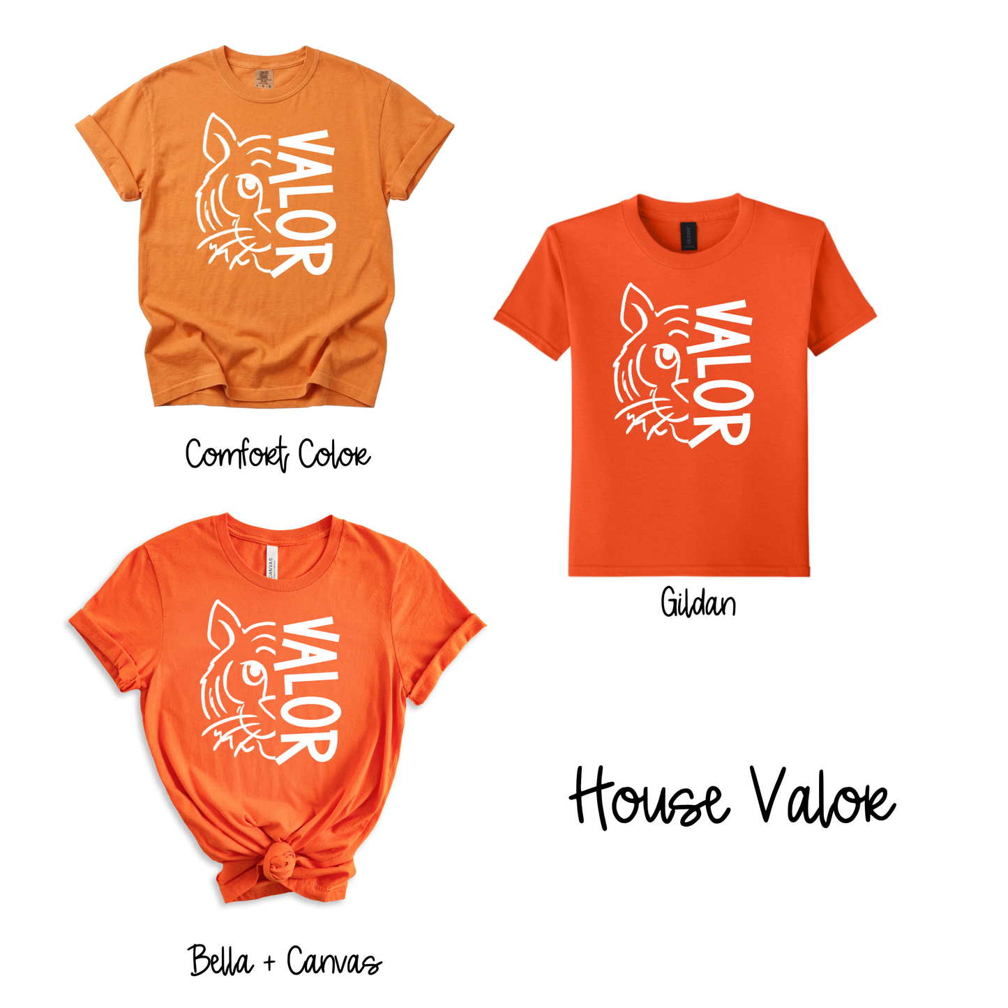 Valor Mascot- Short Sleeve