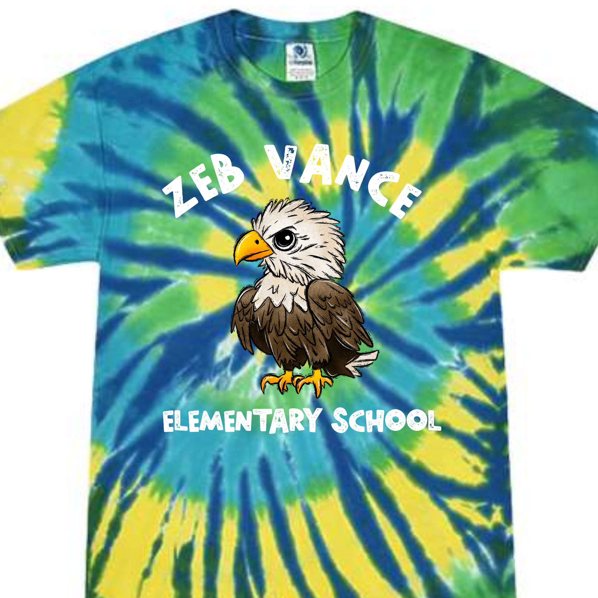 Eagles Tie-Dyed SHORT SLEEVE