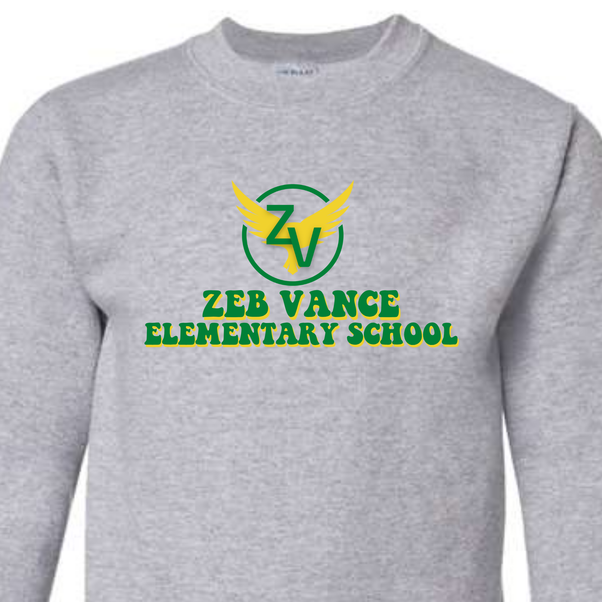 Zeb Vance Eagles- Sport Grey CREWNECK SWEATSHIRT