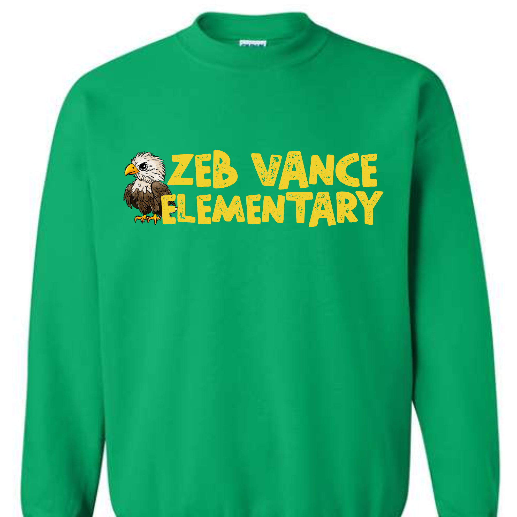 Zeb Vance Mascot - Irish Green