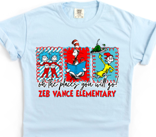 Oh the Places ZVES- SHORT SLEEVE